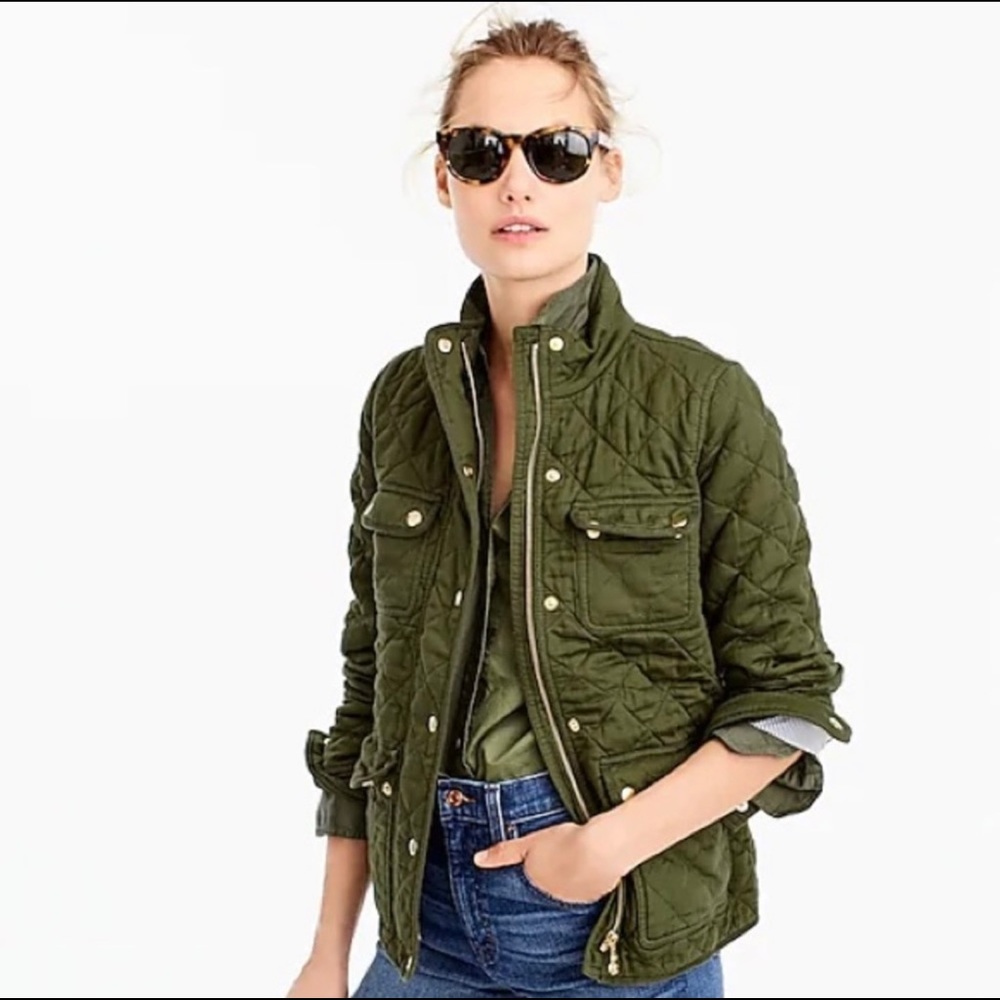 J Crew Army Green Jacket XXS